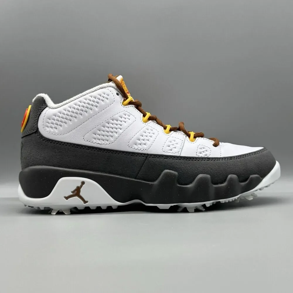 Nike Air Jordan 9 Golf Low US Open Size 7.5 Men's (FN6931-100) White Grey NEW